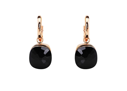 Rose Gold Plated Gemstone Dangle Earring